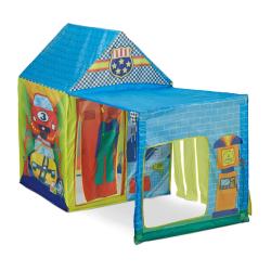 Tente de jeu en forme de garage int&eacute;rieure ext&eacute;rieure 200 x 150 x 150 cm espace de jeu ludique colo