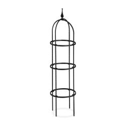 Lot de 2 treillis d&eacute;coratifs pour plantes grimpantes jardin 100 x 30 cm en m&eacute;tal vert 13_0011739