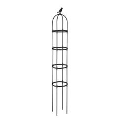 Lot de 2 treillis d&eacute;coratifs cuisin&eacute; jardin 180 x 180 cm support plantes grimpantes en m&eacute;tal noir 1