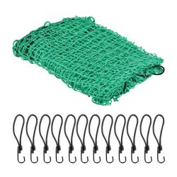 Lot de 1 filet de remorque de protection s&eacute;curis&eacute; 3 x 4 m installation rapide en plastique vert 13_