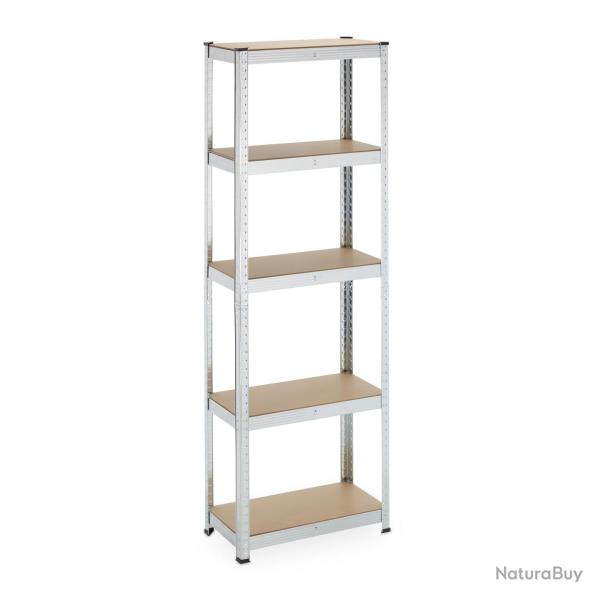 �tag�re de rangement modulable pour garage atelier 90 x 40 x 180 cm r�glable en acier galvanis� gri
