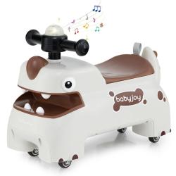 jouet de trottinette pour tout-petits 52 x 23,5 x 38 cm stimulation auditive design adorable en pp