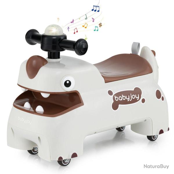 jouet de trottinette pour tout-petits 52 x 23,5 x 38 cm stimulation auditive design adorable en pp