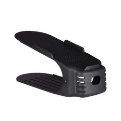 Lot de 20 empileurs &agrave; chaussures rangement pratique 12,5 x 10 x 25 cm en plastique transparent 13_0
