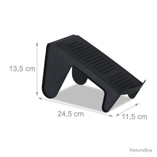 Lot de 12 empileurs de chaussures optimis�s rangement ordonn� surface antid�rapante 30 x 10 x 10 cm