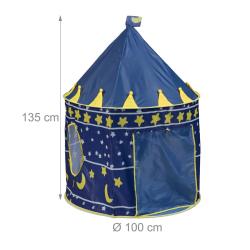 Tente pour enfants d&eacute;corative espace jeux 120 x 120 x 150 cm design original ambiance cosy en polye