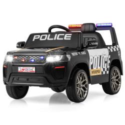 Voiture de police pour enfants 103 x 65 x 55,5 cm t&eacute;l&eacute;commande s&eacute;curit&eacute; renforc&eacute;e style moderne en