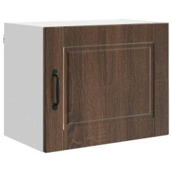 Lot de 2 armoires de cuisine modernes en bois d'ing&eacute;nierie rangement pratique 50 x 31 x 40 cm en ch