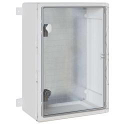 Armoire de contr&ocirc;le moderne 35 x 19,5 x 50 cm solution de rangement &eacute;l&eacute;gante polyvalente en plastiq