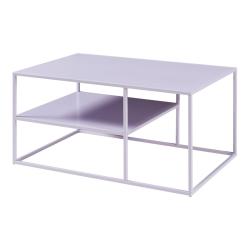 Table basse console d'appoint salon rectangulaire 45 x 90 x 60 cm violet 03_0010862