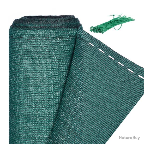 Brise-vue en tissu HDPE 1,80 m protection des regards et vent jardin terrasse en tissu vert fonc� 1