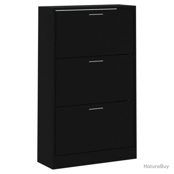 Armoire � chaussures range chaussures rangement meuble entr�e couloir salon 63 x 24 x 103 cm bois d