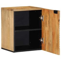 Armoire de salle de bain suspendue pratique 38 x 33,5 x 48 cm en manguier marron 02_0057742