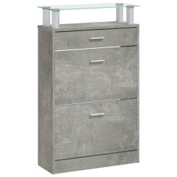 Armoire &agrave; chaussures range chaussures rangement meuble entr&eacute;e couloir salon 63 x 24 x 104 cm bois d