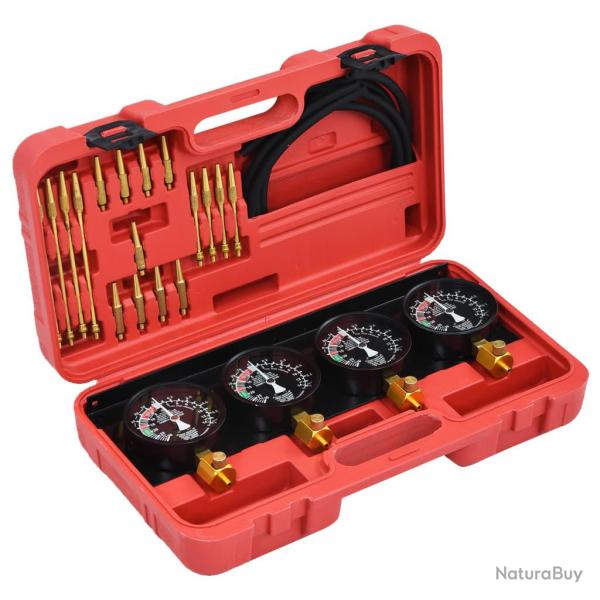 Kit d'outils de jauge de synchroniseur de vide de carburateur outil de v�hicule voiture motocyclett