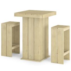 Meubles de bar de jardin 3 pi&egrave;ces bois de pin impr&eacute;gn&eacute; 02_0014514