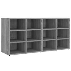 Lot de 2 armoires &agrave; chaussures compactes 52,5 x 30 x 50 cm design &eacute;l&eacute;gant rangement pratique en boi