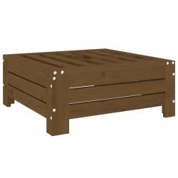 Couvercle de base de parasol table d'appoint rustique ext&eacute;rieur 63,5 x 63,5 x 26 cm en bois de pin