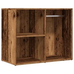 Armoire de dressing &eacute;l&eacute;gante moderne rangement spacieux 80 x 40 x 65 cm en bois d'ing&eacute;nierie vieux