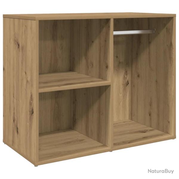 Armoire de dressing moderne avec espace de rangement pratique 80 x 40 x 65 cm en bois d'ing�nierie