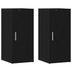Lot de 2 armoires &agrave; chaussures pratique 32 x 35 x 70 cm rangement flexible d&eacute;coration en bois d'ing