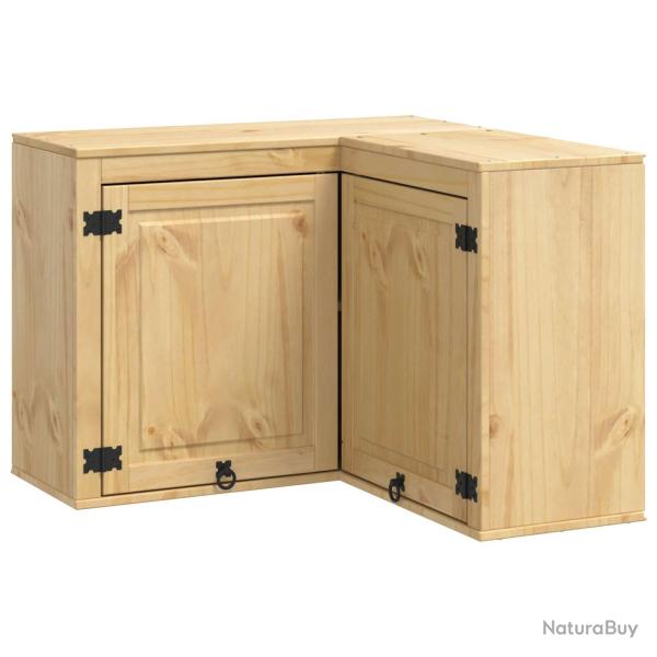 Armoire avec �tag�re moderne grande capacit� rectangulaire 80 x 80 x 60 cm en pin massif miel 02_00