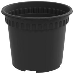 Lot de 24 pots de fleurs ronds design moderne int&eacute;rieur ext&eacute;rieur 12,5 x 12,5 x 10 cm en plastique