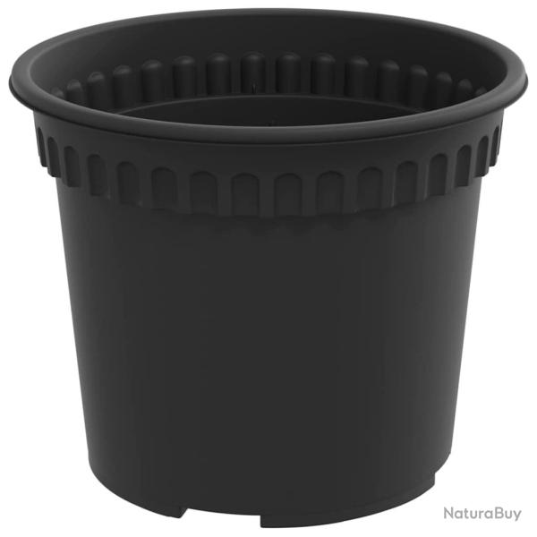 Lot de 24 pots de fleurs ronds design moderne int�rieur ext�rieur 12,5 x 12,5 x 10 cm en plastique