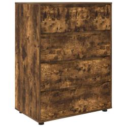 Lot de 2 armoires de rangement rectangulaires pratiques 80 x 48 x 105 cm style minimaliste en bois