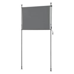 Store ext&eacute;rieur aux barres t&eacute;l&eacute;scopiques sans per&ccedil;age 134 x 270 x 310 cm gris fonc&eacute; 03_0006567
