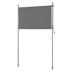 Store ext&eacute;rieur aux barres t&eacute;l&eacute;scopiques sans per&ccedil;age 184 x 270 x 310 cm gris fonc&eacute; 03_0006569