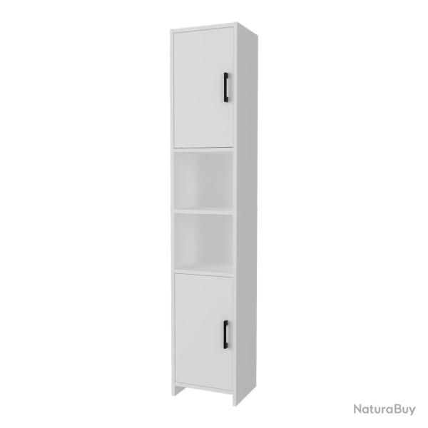 Meuble colonne de cuisine 180 x 35 x 30 cm blanc 03_0009946