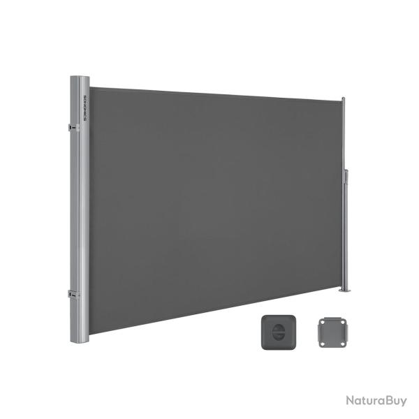 Store lat�ral brise-vue terrasse 200 x 300 cm en polyester gris anthracite 12_0008288