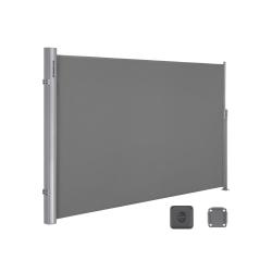 Store lat&eacute;ral extractible brise-vue pare-soleil 160 x 400 cm usage ext&eacute;rieur style contemporain en