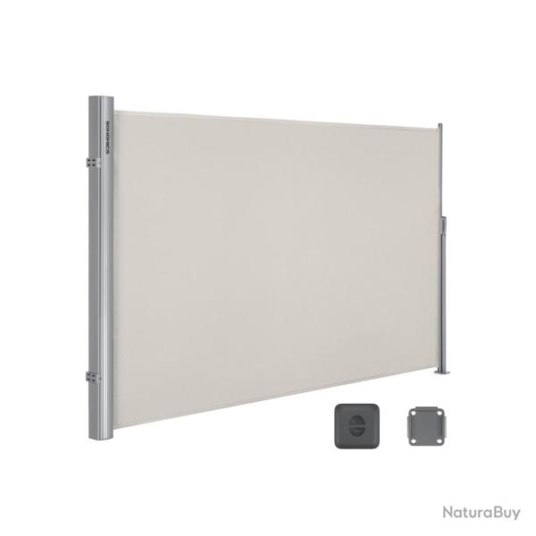 Store lat�ral brise-vue flexible ext�rieur 180 x 350 cm protection contre le vent et soleil finitio
