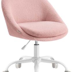 Chaise de bureau r&eacute;glable en hauteur 60 x 60 x 90 cm confort rembourrage ergonomique style moderne