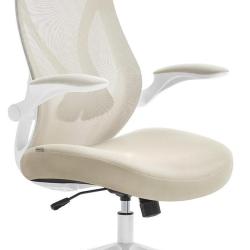 Chaise de bureau ergonomique r&eacute;glable hauteur 71 x 71 x 119 cm assise confortable style moderne en