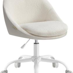 Chaise de bureau pivotante r&eacute;glable hauteur 60 x 60 x 90 cm assise confortable design moderne en ti