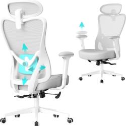 Chaise de bureau ergonomique r&eacute;glable hauteur 70 x 70 x 136 cm confort optimal design moderne en pl