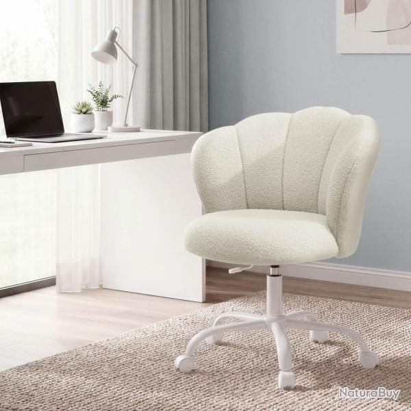 Chaise de bureau pivotante ergonomique hauteur r�glable 64 x 64 x 89 cm dossier en forme de p�tales