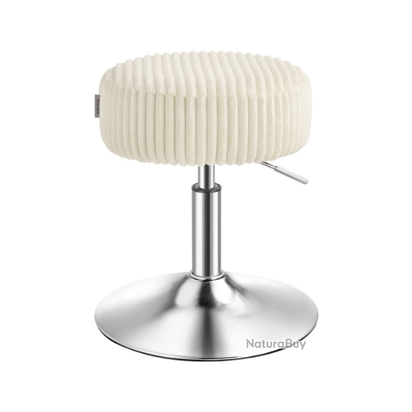 Tabouret de maquillage r�glable en hauteur 38,5 x 45,5 x 57,5 cm assise ergonomique style moderne e