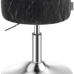 Tabouret de maquillage r&eacute;glable en hauteur 38 x 44-60 cm assise ergonomique design moderne en PU no