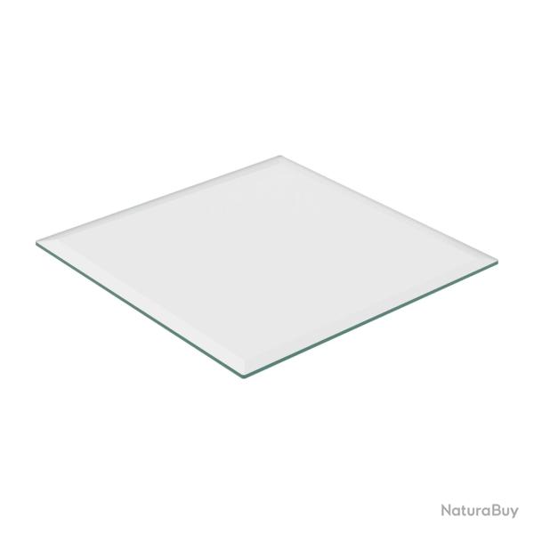 Plaque en verre de s�curit� tremp� 70 x 70 cm protection contre les rayures �l�gante finition polie