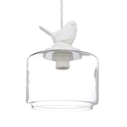 Lampe de plafond design originale d&eacute;corative 30 x 30 x 30 cm en verre transparent 13_0003437