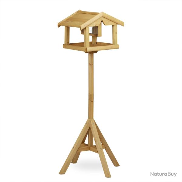 Mangeoire oiseaux ext�rieure spacieuse avec support 117 x 50 x 50 cm aide les oiseaux design nature
