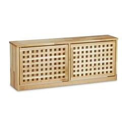 Meuble &agrave; chaussures moderne avec banc design &eacute;l&eacute;gant 38 x 94 x 20 cm en bois de noyer 13_0003285