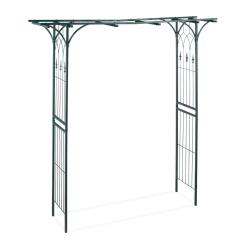 Arcade de rosiers design rectangulaire jardin pour plantes grimpantes et banc confort 200 x 100 x 5