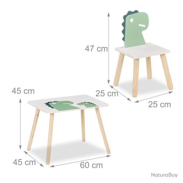 Lot de meubles bas pour la chambre d'enfant activit�s jeu peinture 60 x 90 x 40 cm en bois jaune 13