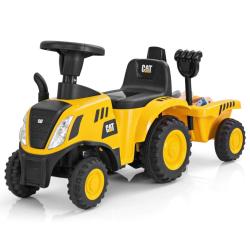 Tracteur pied au sol avec remorque amovible 92 x 29 x 44 cm son lumineux ergonomique style ludique