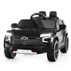 SUV Chevrolet Tahoe &eacute;lectrique pour enfants 68 x 104 x 53 cm 2 moteurs puissants ambiance luxueuse